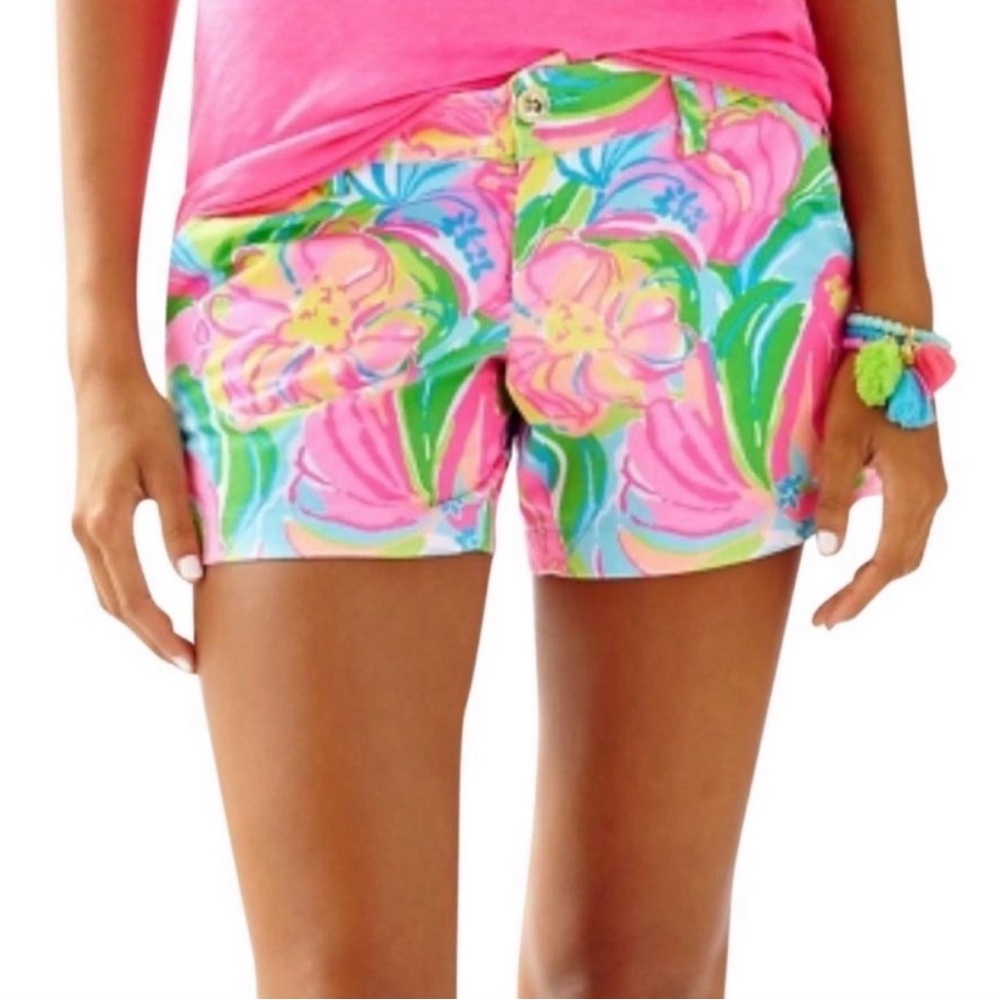 Lily Pulitzer Callahan So A Peeling Pink Shorts 4